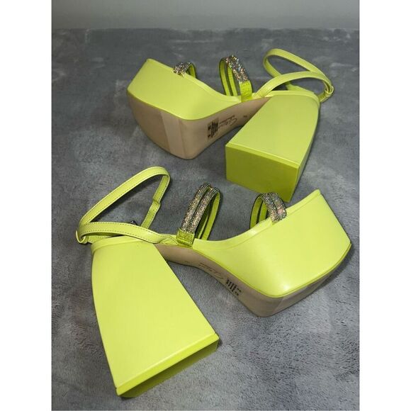 NEW Mila Jewel Ankle Strap Platform Sandal Sam  Edelman 8 - Picture 5 of 8